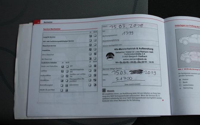 Seat Ibiza cena 26900 przebieg: 156000, rok produkcji 2014 z Oława małe 379